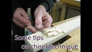 Some tips on chisel technique [upl. by Esialb]