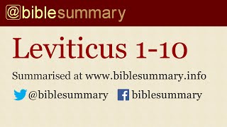 Bible Summary  Leviticus 110  Instructions for Offerings [upl. by Herring]