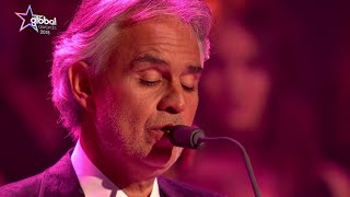 Andrea Bocelli  ‘Time To Say Goodbye’ LIVE  The Global Awards 2018  Classic FM [upl. by Hahsi]