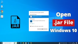 How to Open jar File in Windows 10 [upl. by Etteraj]