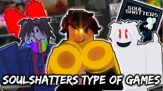 Checking out a bunch of SoulShatters type of games Its amazing  Roblox [upl. by Bonita]