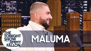 Maluma Enlists Jimmy to Help Him Collaborate with Justin Timberlake [upl. by Anaigroeg]