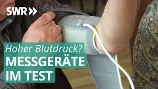 Blutdruckmessgeräte im Test  Marktcheck SWR [upl. by Llabmik]