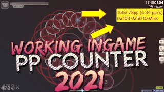 osu PP Counter Ingame Displayer Tutorial 2021 [upl. by Eillib]