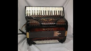 5 reed Beltuna Spirit V tone chamber accordion [upl. by Annoled]