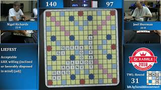 2018 Scrabble Championship 1010 [upl. by Friedman]