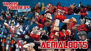 TRANSFORMERS THE BASICS on the AERIALBOTS [upl. by Akehs513]