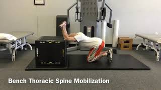 Bench Thoracic Spine Mobilization [upl. by Carlisle]