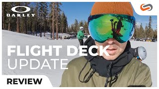 Oakley Flight Deck Goggle UPDATE  SportRx [upl. by Orpheus]