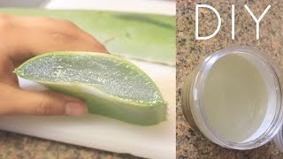 DIY Aloe Vera Juice For Hair Skin and Health [upl. by Dolf]