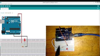 control Led from serial monitor using arduino [upl. by Currie662]