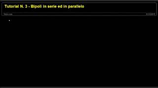 Tutorial N 3  Collegamento serie e parallelo delle resistenze [upl. by La Verne]