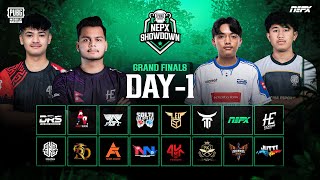 PUBG Mobile NEPX Showdown  Grand Finals Day 1 [upl. by Strickler]