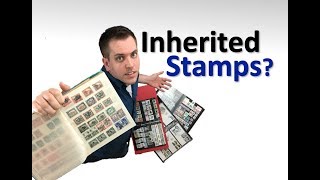 Inherited stamp collection  What to do [upl. by Yelmene]