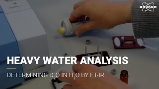 Concentration of D2O in Water  FTIR Spectroscopy ALPHA II  Quantifications [upl. by Atinod]