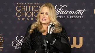 Critics Choice Awards Jennifer Coolidge Full Backstage Interview [upl. by Chafee]