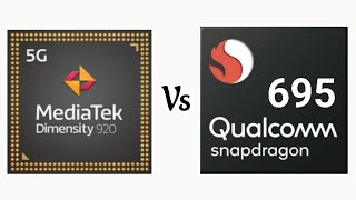 MediaTek Dimensity 920 Vs Qualcomm Snapdragon 695 [upl. by Joappa]