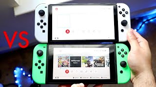 Nintendo Switch OLED Vs Nintendo Switch Comparison Review [upl. by Eignav]