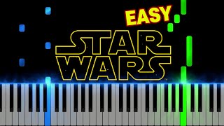 Star Wars  Duel of the Fates SLOW EASY PIANO TUTORIAL [upl. by Lisette]