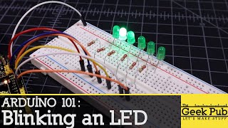 Arduino Blinking an LED [upl. by Hildie]