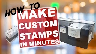 How to Make Custom Rubber Stamp in Minutes  Stampcreator Pro [upl. by Immanuel]