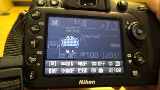 Nikon D7100 Autofocus Quick Tip [upl. by Dawaj]