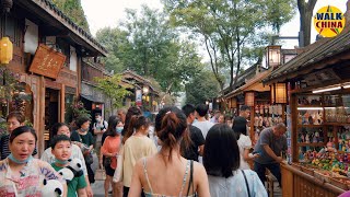 Walk China 4K  Broad and Narrow Alley  Chengdu Street Walking  Summer 2021 [upl. by Cordelie]