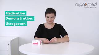 Utrogestan Medication Demonstration [upl. by Astiram]