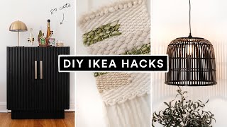 DIY IKEA HACKS  Super Affordable  Cute Room Decor  Furniture [upl. by Valida]