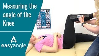 EasyAngle  Measuring Knee Flexion [upl. by Reckford]