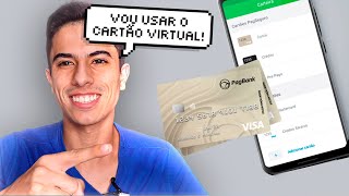 Como USAR O CARTAO VIRTUAL DA CONTA do PagBank [upl. by Romano502]