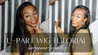 How To Make A UPart Wig  Beginner Friendly Tutorial  ToyaJTV [upl. by Nnaharas]