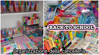 BACK TO SCHOOL ORGANIZZIAMO LA CANCELLERIA [upl. by Martinez]