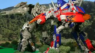 Transformers RotF  Forest Battle stopmotion [upl. by Sal610]