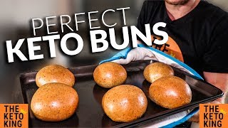 PERFECT Keto Buns  Keto Hamurger Buns  Low Carb Buns  Keto Rolls  Keto Bread [upl. by Tila]