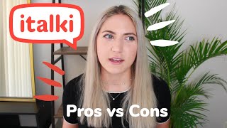 iTalki Review Pros vs Cons  Is it worth it [upl. by Bilski]