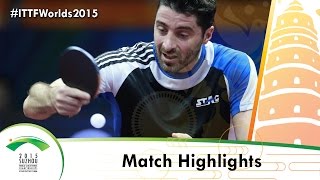 WTTC 2015 Highlights MA Long vs GIONIS Panagiotis R 32 [upl. by Jean]