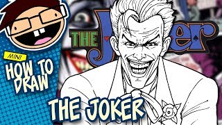 How to Draw THE JOKER Comic Version  Narrated Easy StepbyStep Tutorial [upl. by Eerat156]