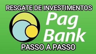 Como resgatar CDB PagBank [upl. by Dnalyar]