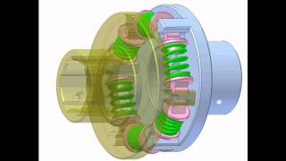 Coil spring coupling 1 [upl. by Arbrab]