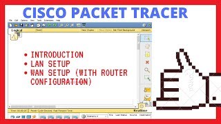 Introduction to cisco packet tracer from LAN to WAN [upl. by Sassan]