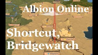 Albion Online  Caerleon to Bridgewatch fast almost safely [upl. by Llehsam]