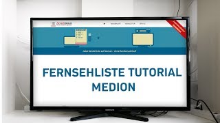 Fernsehliste auf Medion TVs installieren  Tutorial [upl. by Jolee208]