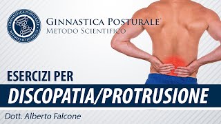 Esercizi per PROTUSIONE e DISCOPATIA  Ginnastica Posturale® [upl. by Keenan]