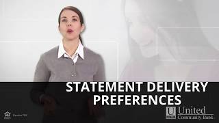 Statement Delivery Preferences UCB [upl. by Kenna695]