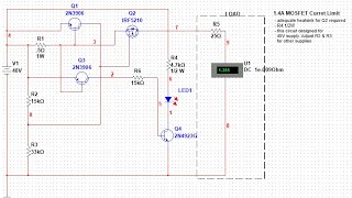 MOSFET Current Limiting Circuit Tutorial [upl. by Thant]