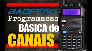 Memorizando frequências no Baofeng UV5R [upl. by Dhu206]