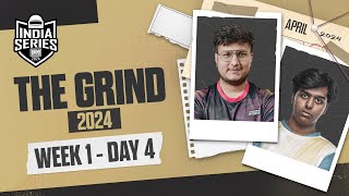 HINDI BGIS 2024  THE GRIND  Week 1 Day 4  BGMI [upl. by Solram]