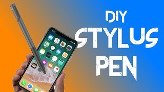 How to make your own STYLUS PEN lifehack [upl. by The]