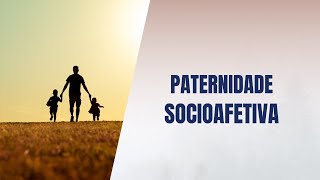 Paternidade socioafetiva [upl. by Netnert]